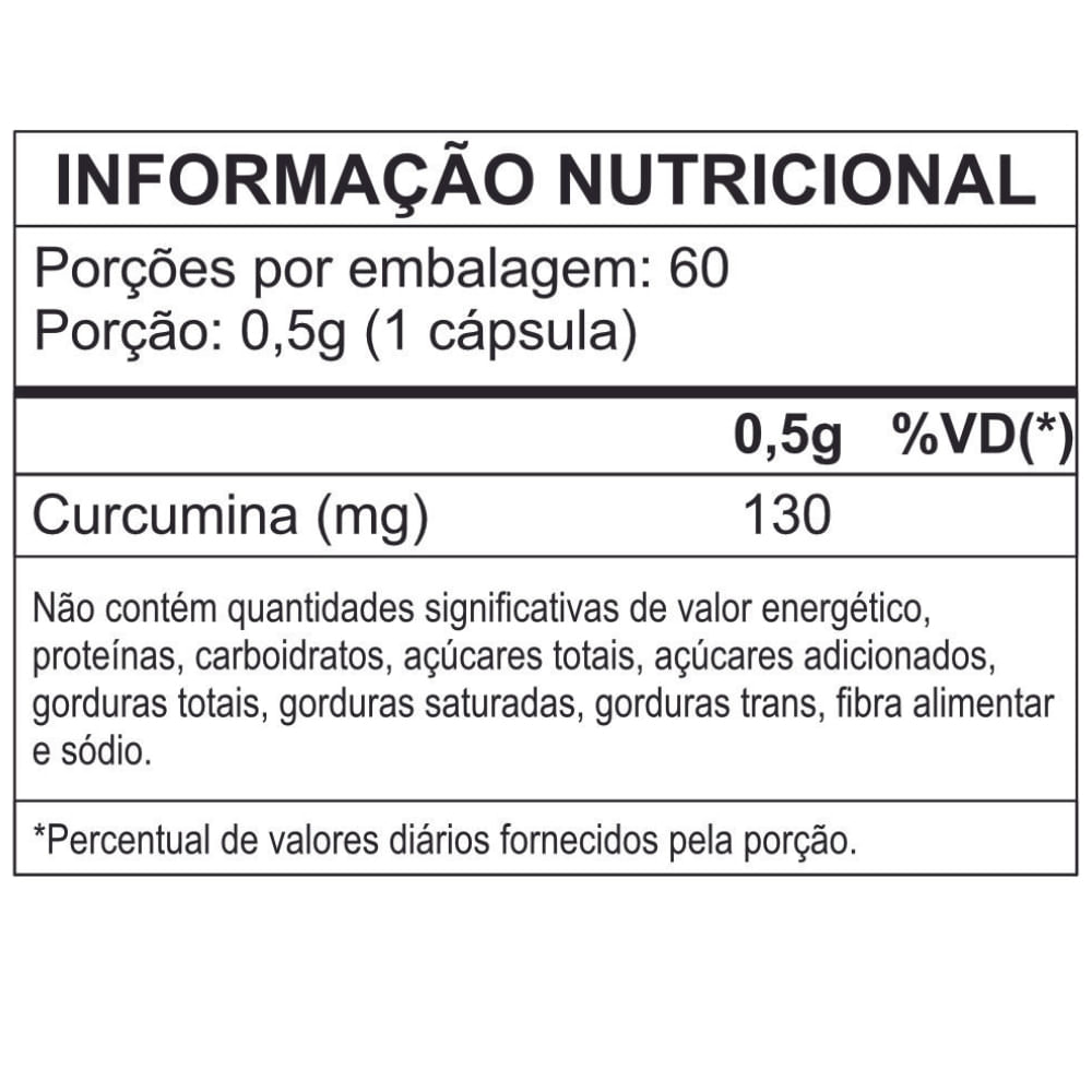Cúrcuma Longa (Curcumina) Muwiz 500mg 60 Cápsulas
