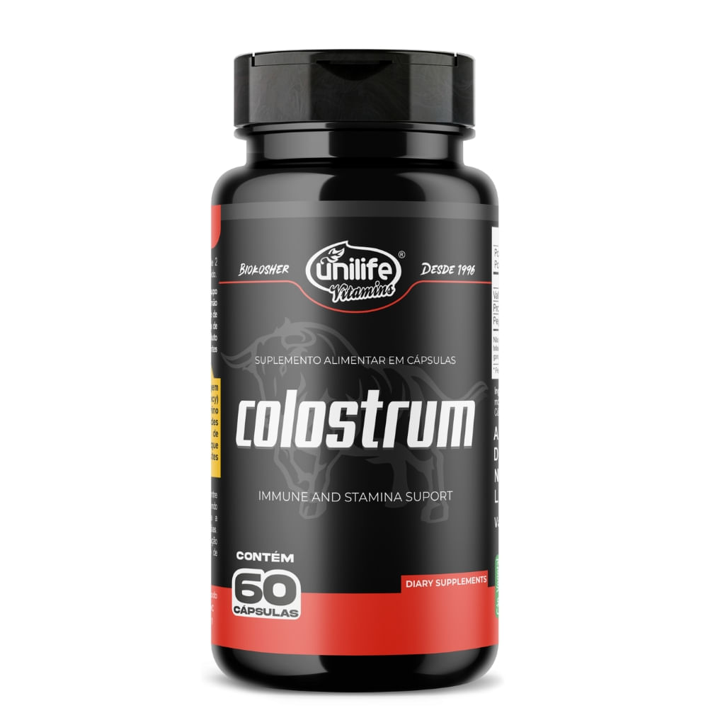 Colostro Bovino Unilife 500mg 60 Cápsulas