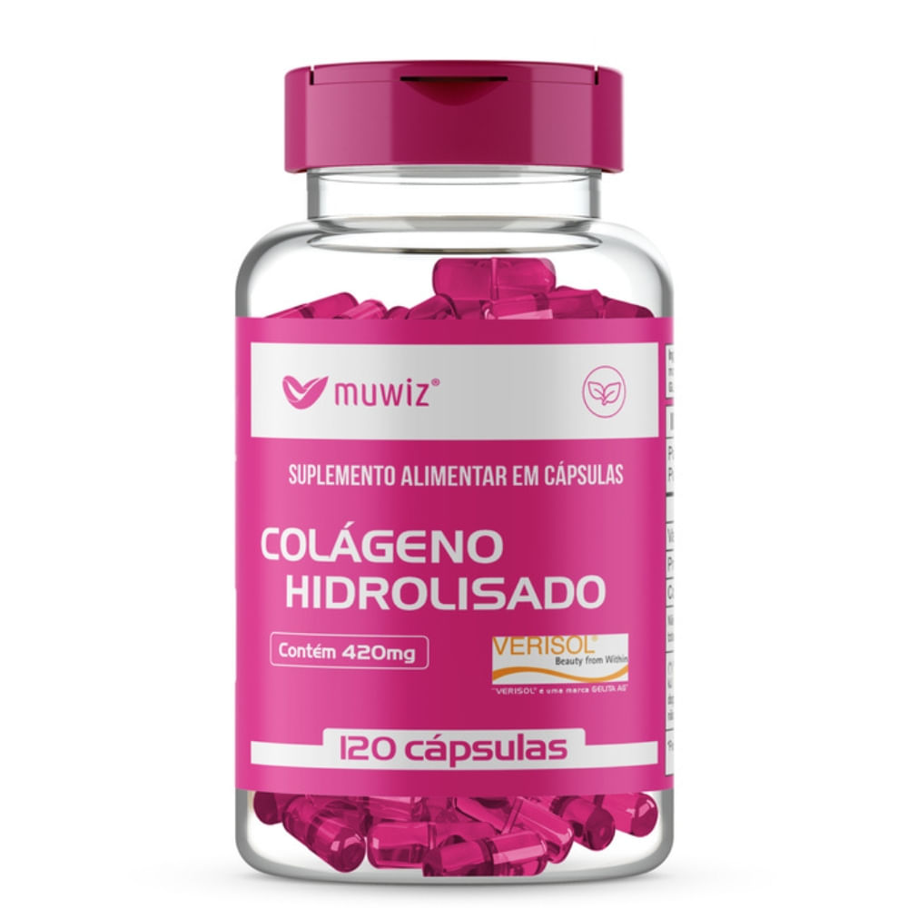 Colágeno Verisol 120 Cápsulas Muwiz