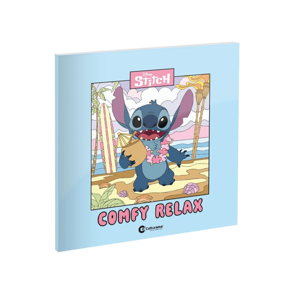 Livro Stitch Comfy Relax Para Colorir Culturama