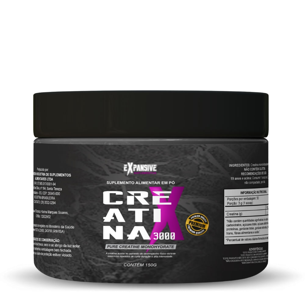 Creatina Pura Sabor Neutro Expansive 150g