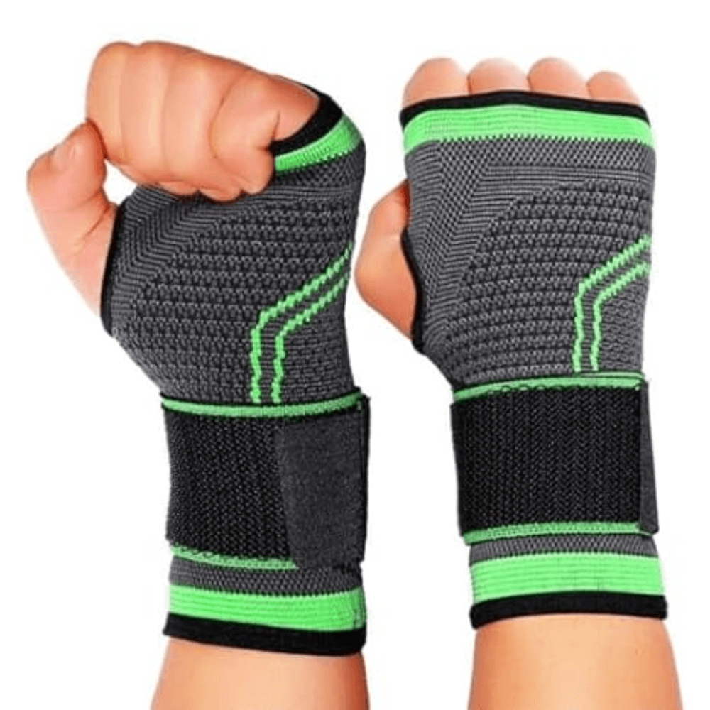 Munhequeira Protetora Ajustável (par) Alta Compressão Para Mão E Pulso
