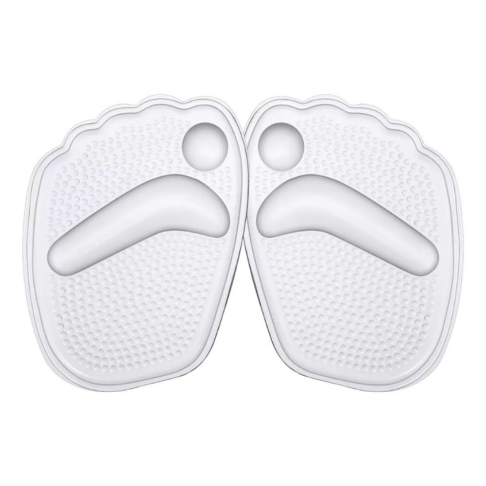Par Palmilha Ortopédica Protetor Para Pés Almofadas Silicone Sapato