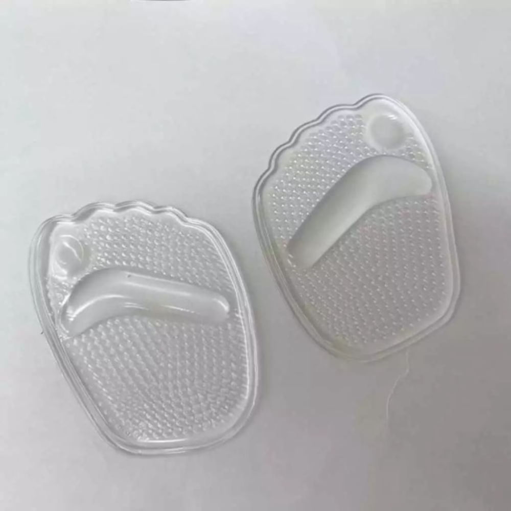 Par Palmilha Ortopédica Protetor Para Pés Almofadas Silicone Sapato