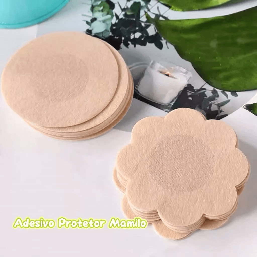 Tapa Mamilo Adesivo Minimalista Kit com 5 Pares