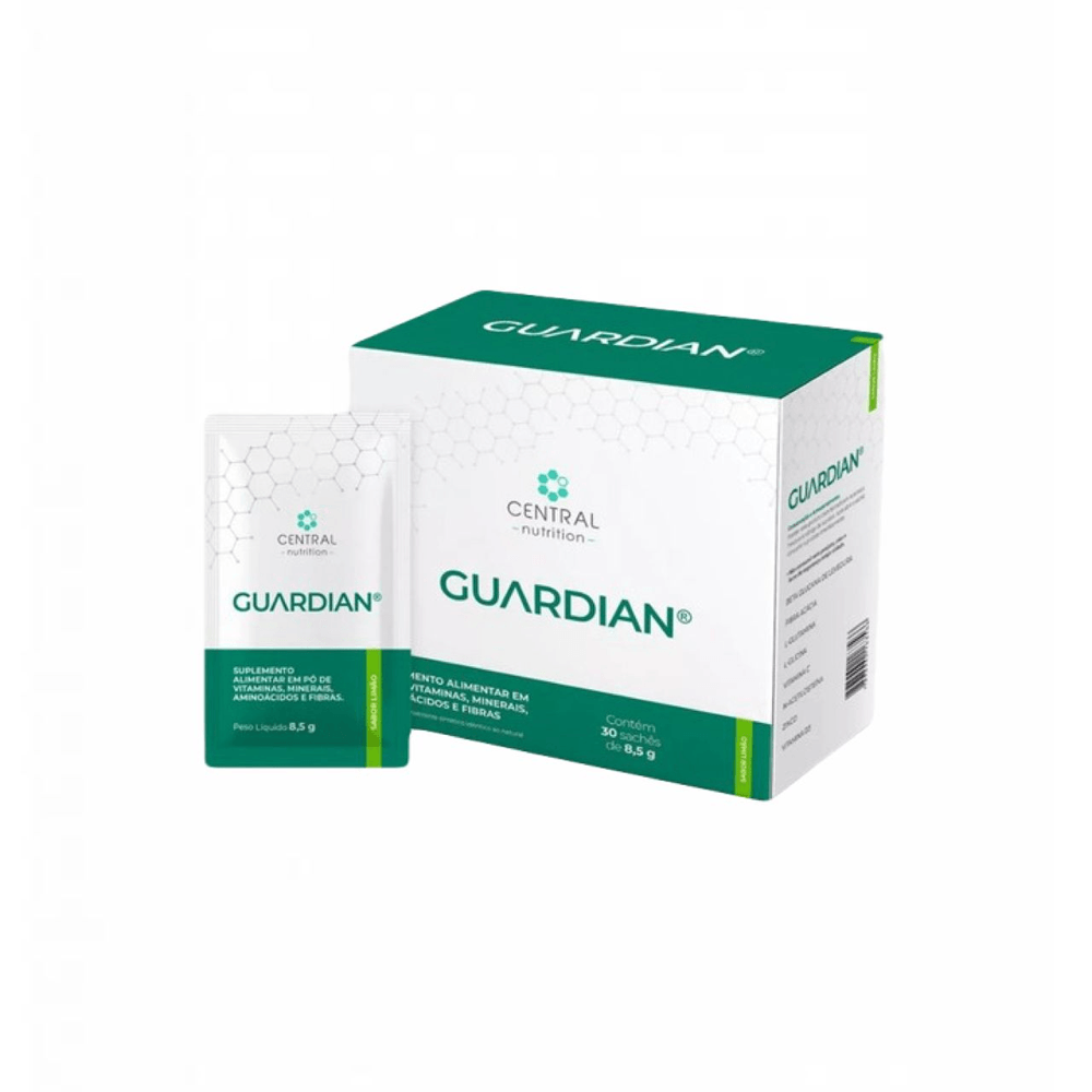 Guardian 30 Sachês Central Nutrition Limão