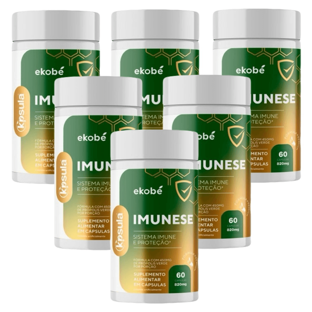 6x K'psula Imunese Vitaminas C, D, E, Selênio e Zinco