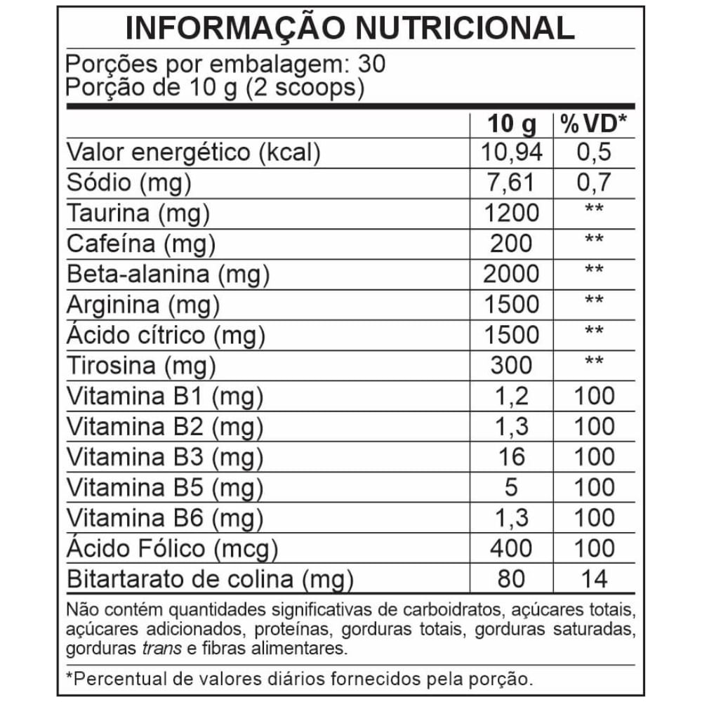 IronPump Pré-Treino Sabor Frutas Silvestres Iron Core