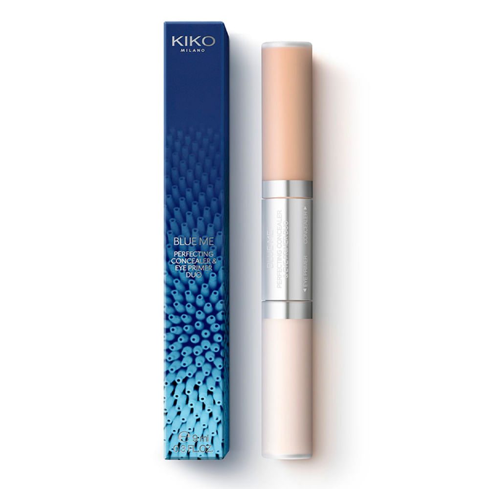Kiko Milano Blue Me Perfecting Corretivo e Primer Para Olhos 02
