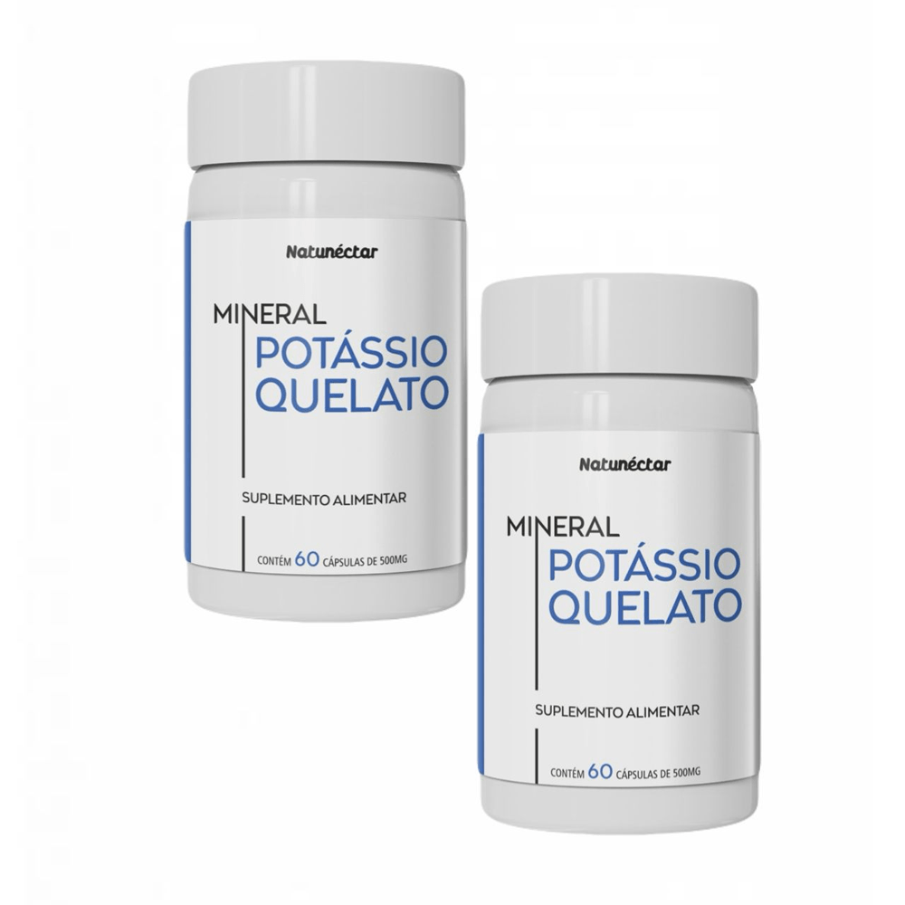 Kit 2x Potássio Quelato Natunéctar 60caps