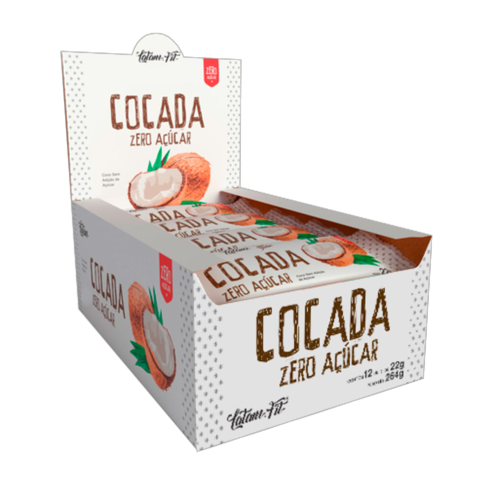 Cocada Zero Açúcar Latam Fit 12 uni. de 22g cada