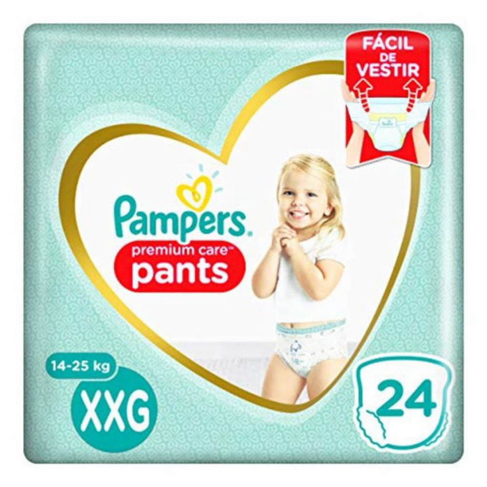 Fralda Pampers Pants Premium Care 24 Unidades Tamanho Xxg