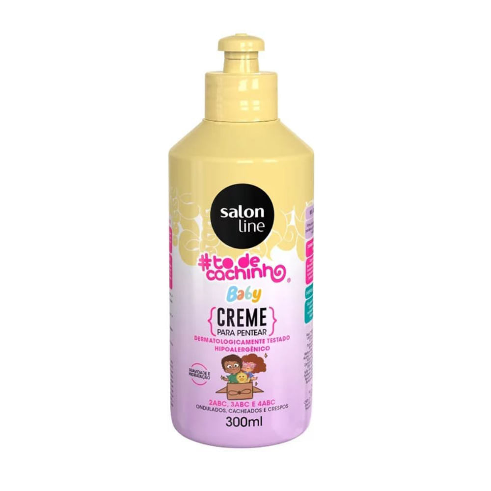 Creme de Pentear Salon Line #Todecachin Baby 300ml