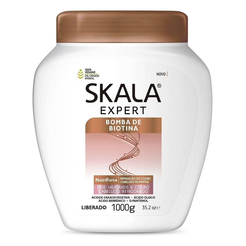 Creme Para Tratamento Skala Bomba De Biotina 1 Kg