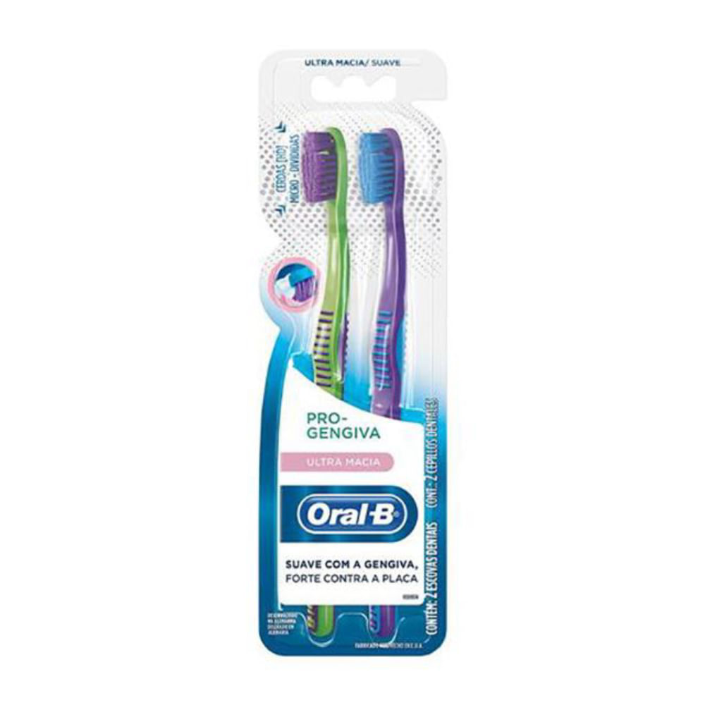 Escova Dental Oral-B Pro-Gengiva  2 Unidades