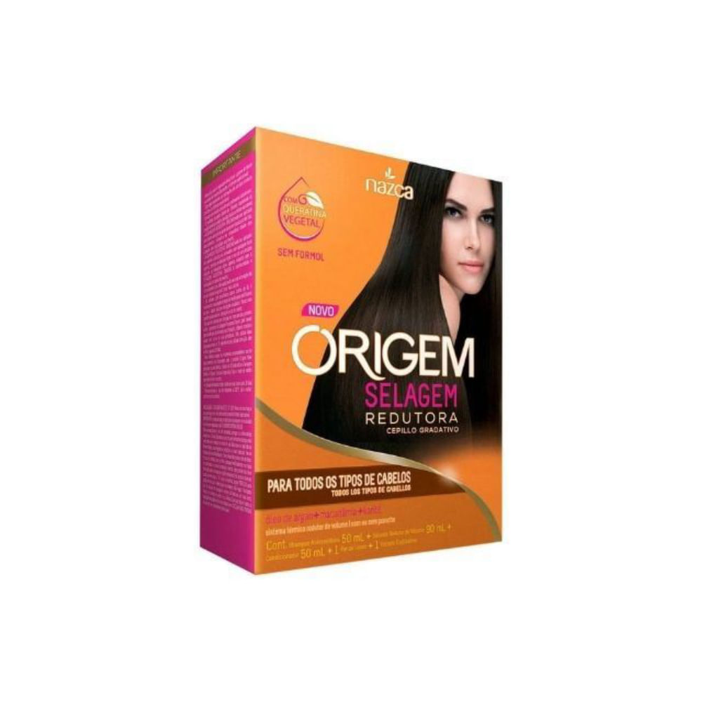 Creme Alisante Origem Selagem 90ml Cabelos Todo Tipo
