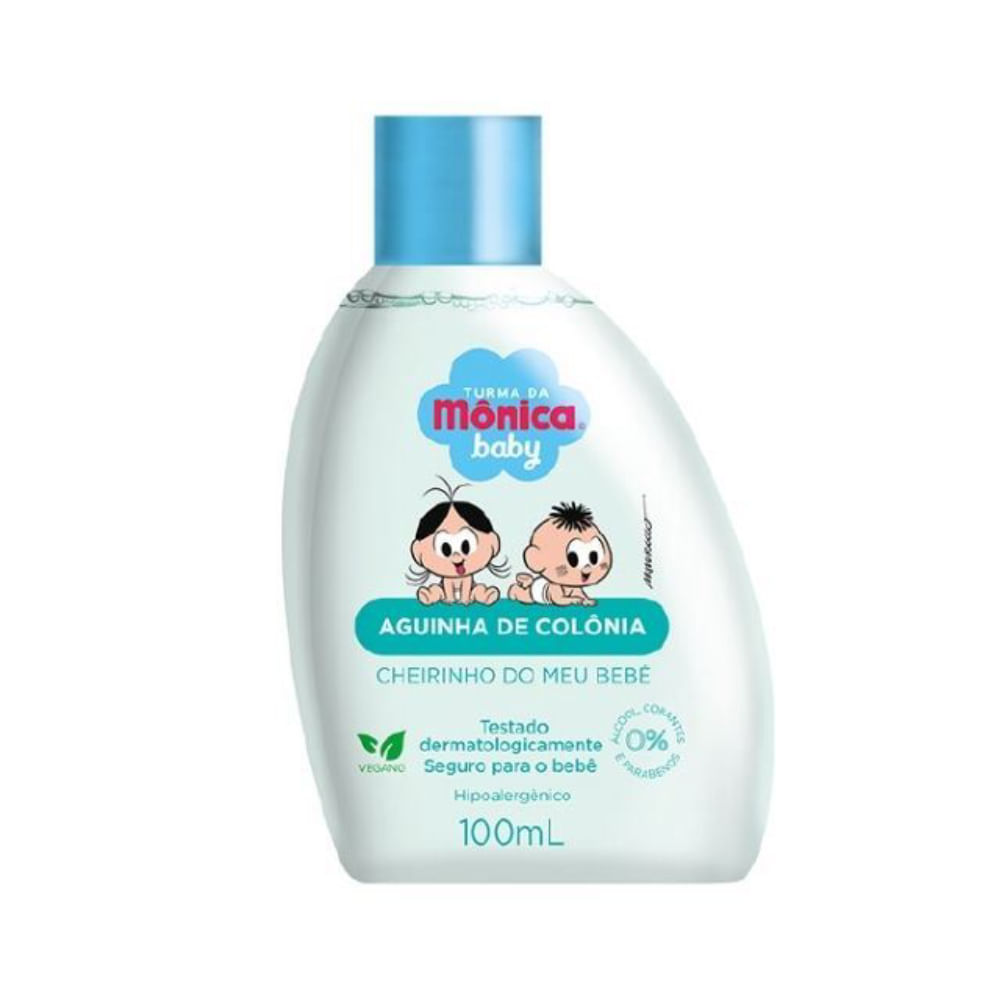 Deo Colônia Infantil Turma Da Mônica 100ml Cheirinho De Bebê