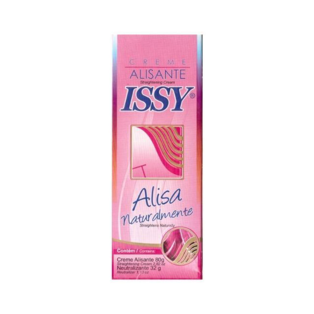 Creme Alisante Issy Alisa Natural 80g