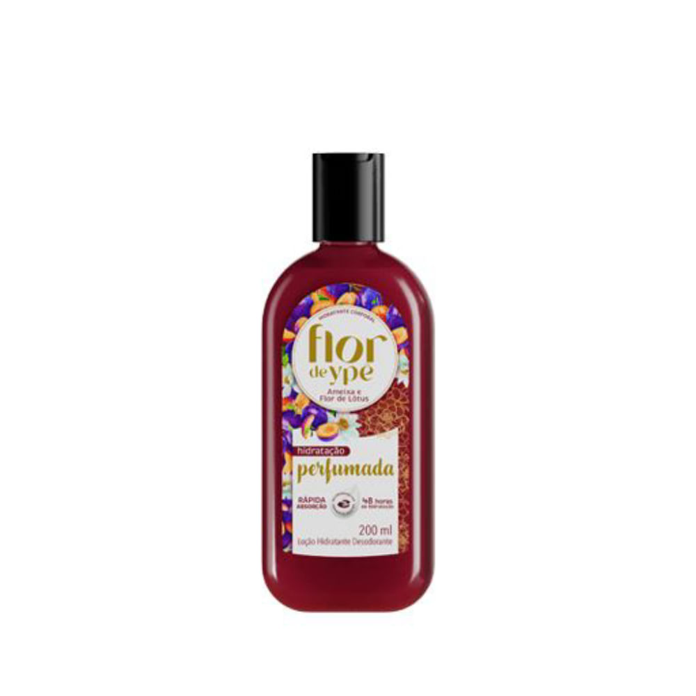 Hidratante Flor De Ype 200ml Ameixa E Flor De Lotus