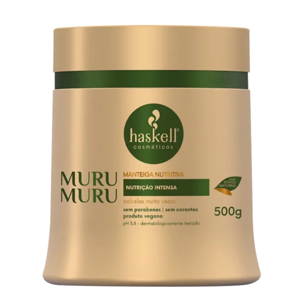 Máscara Capilar Haskell Murumuru Manteiga Nutritiva 500g