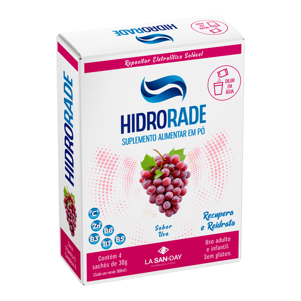 Hidrorade Sachê Sabor Uva 4 uni