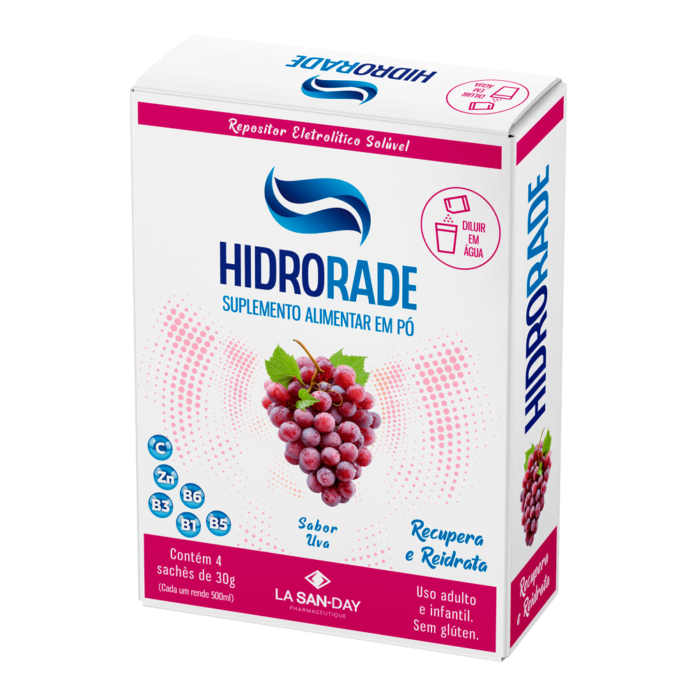 Hidrorade Sachê Sabor Uva 4 uni