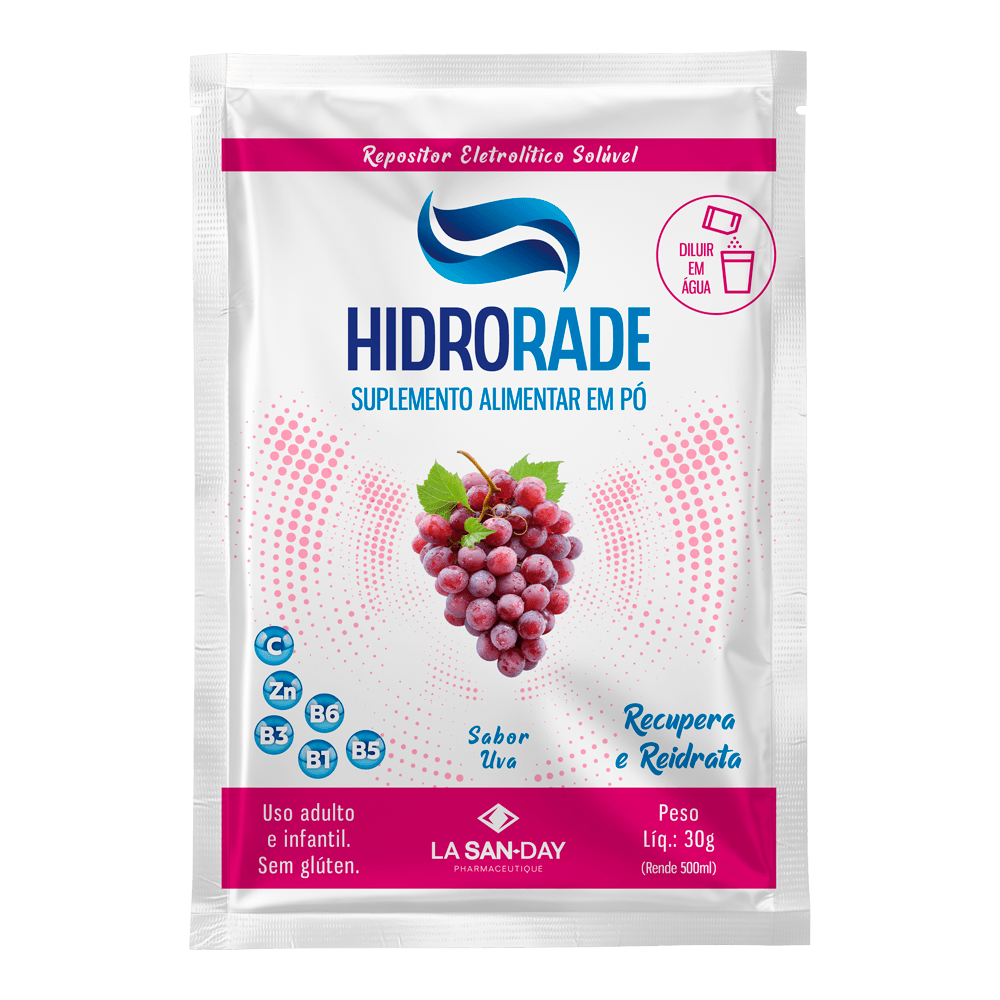 Hidrorade Sachê Sabor Uva 4 uni