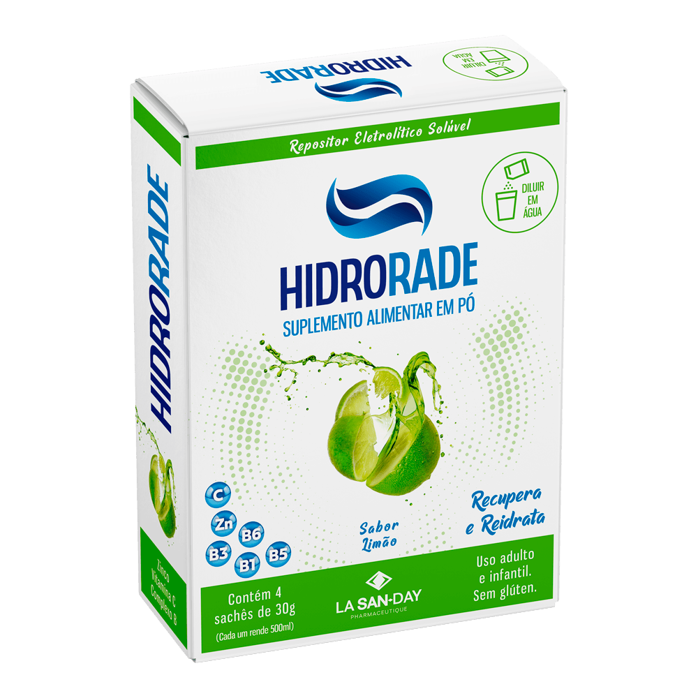 Hidrorade Sachê Sabor Limão 4 uni