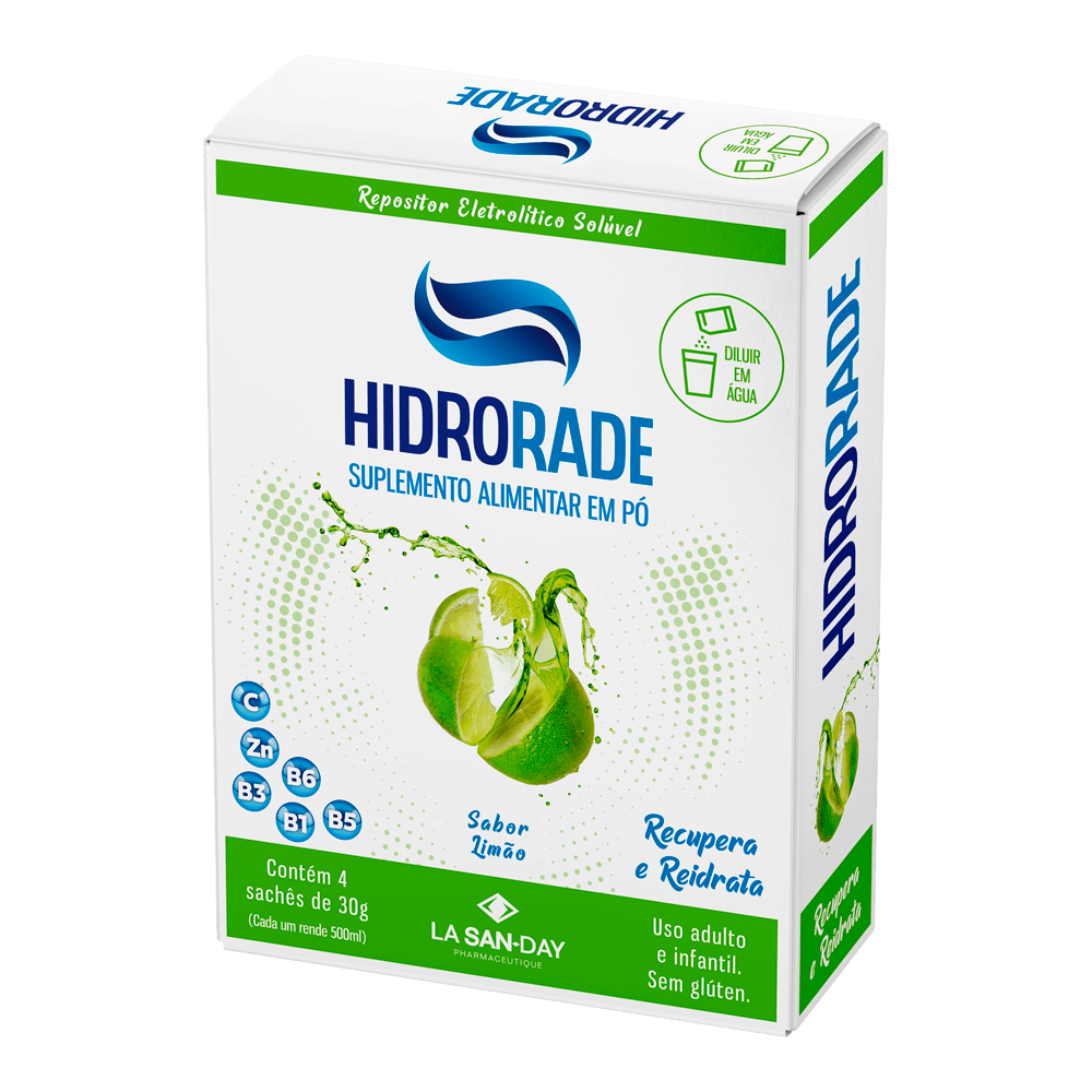 Hidrorade Sachê Sabor Limão 4 uni
