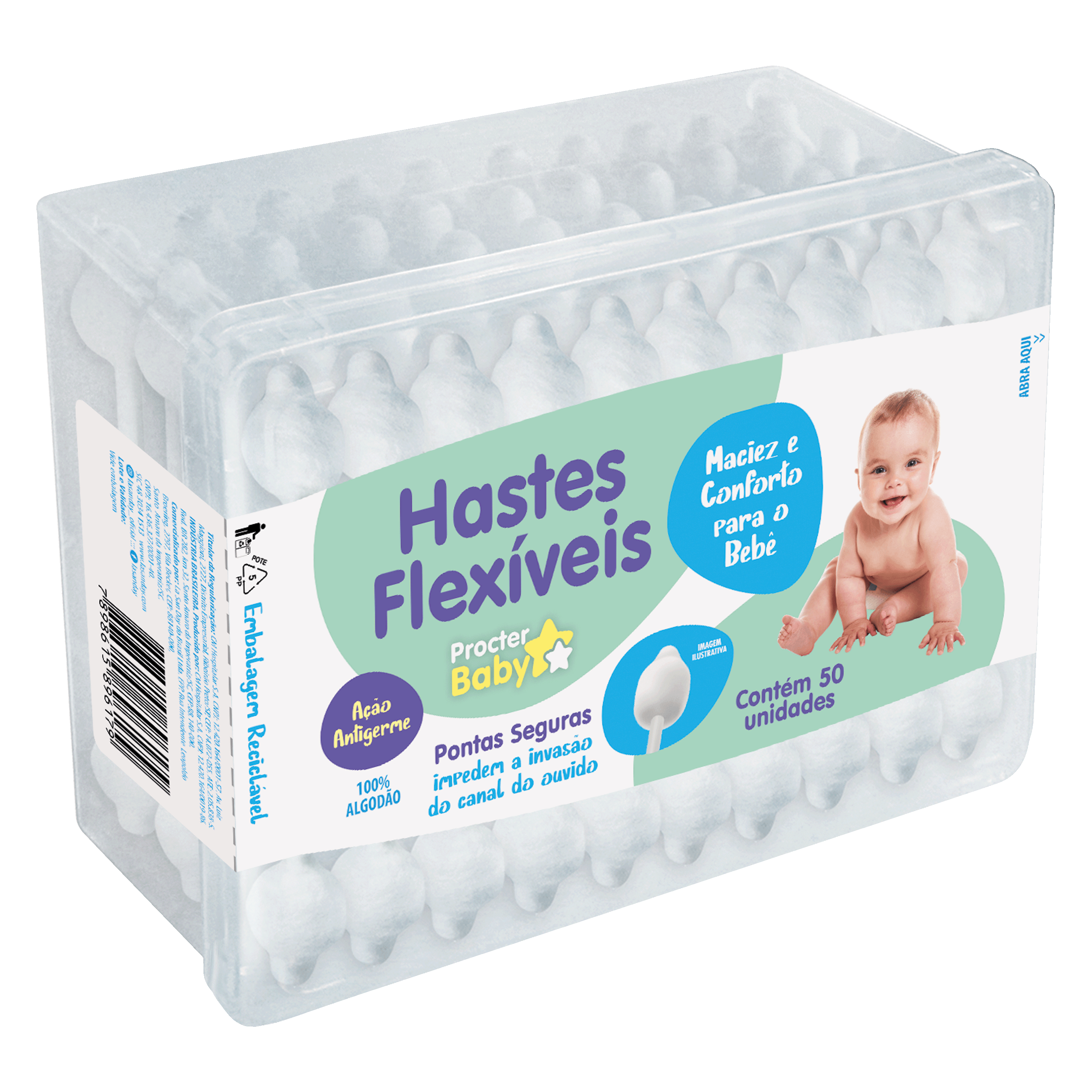 Hastes Flexíveis Procter Baby