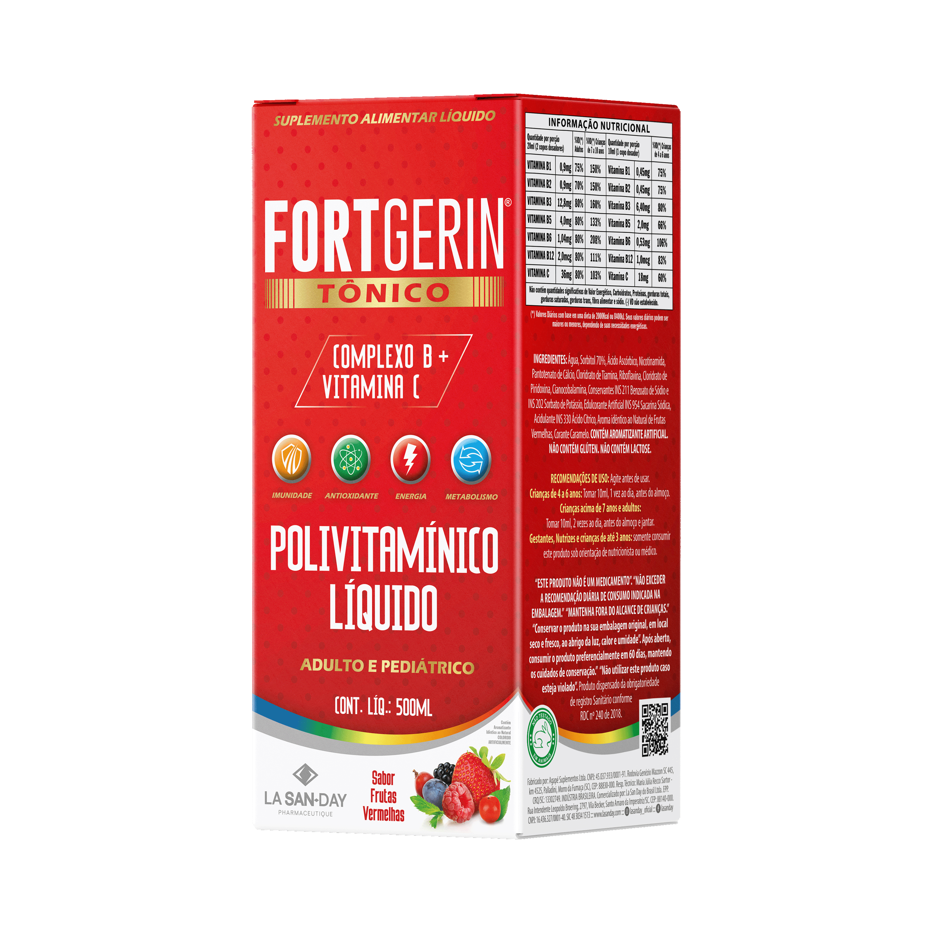 Suplemento Alimentar Polivitamínico Líquido
