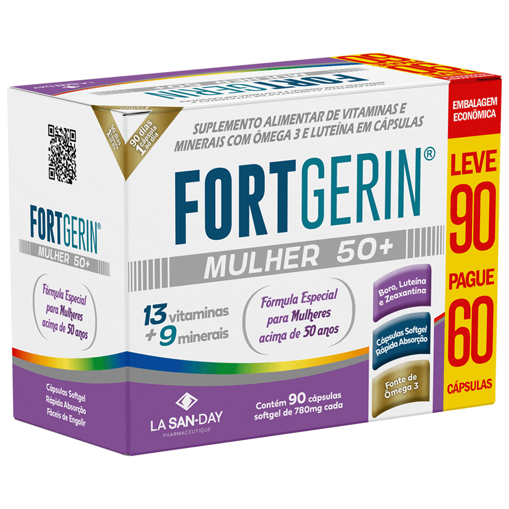 Suplemento Alimentar de Vitaminas e Minerais com Ômega 3