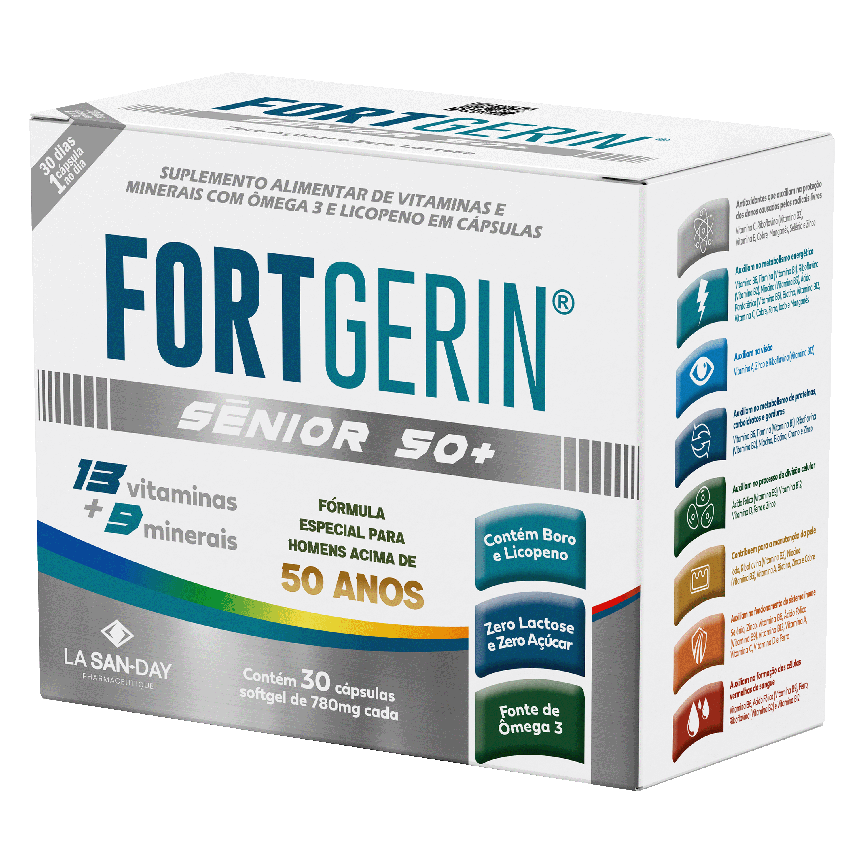 Fortgerin Senior 50+ 30 Cápsulas