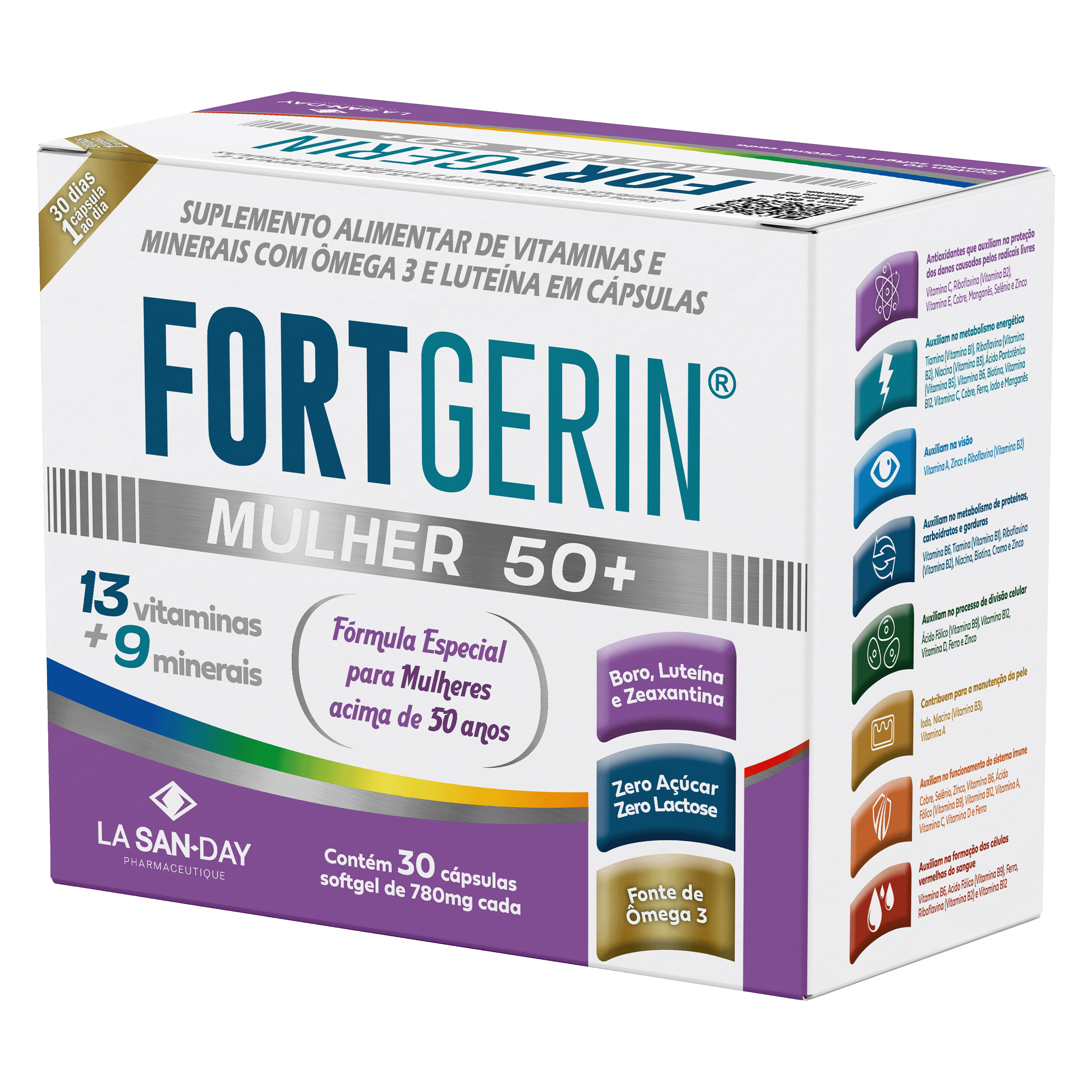 Fortgerin Mulher 50+ 30 Cápsulas