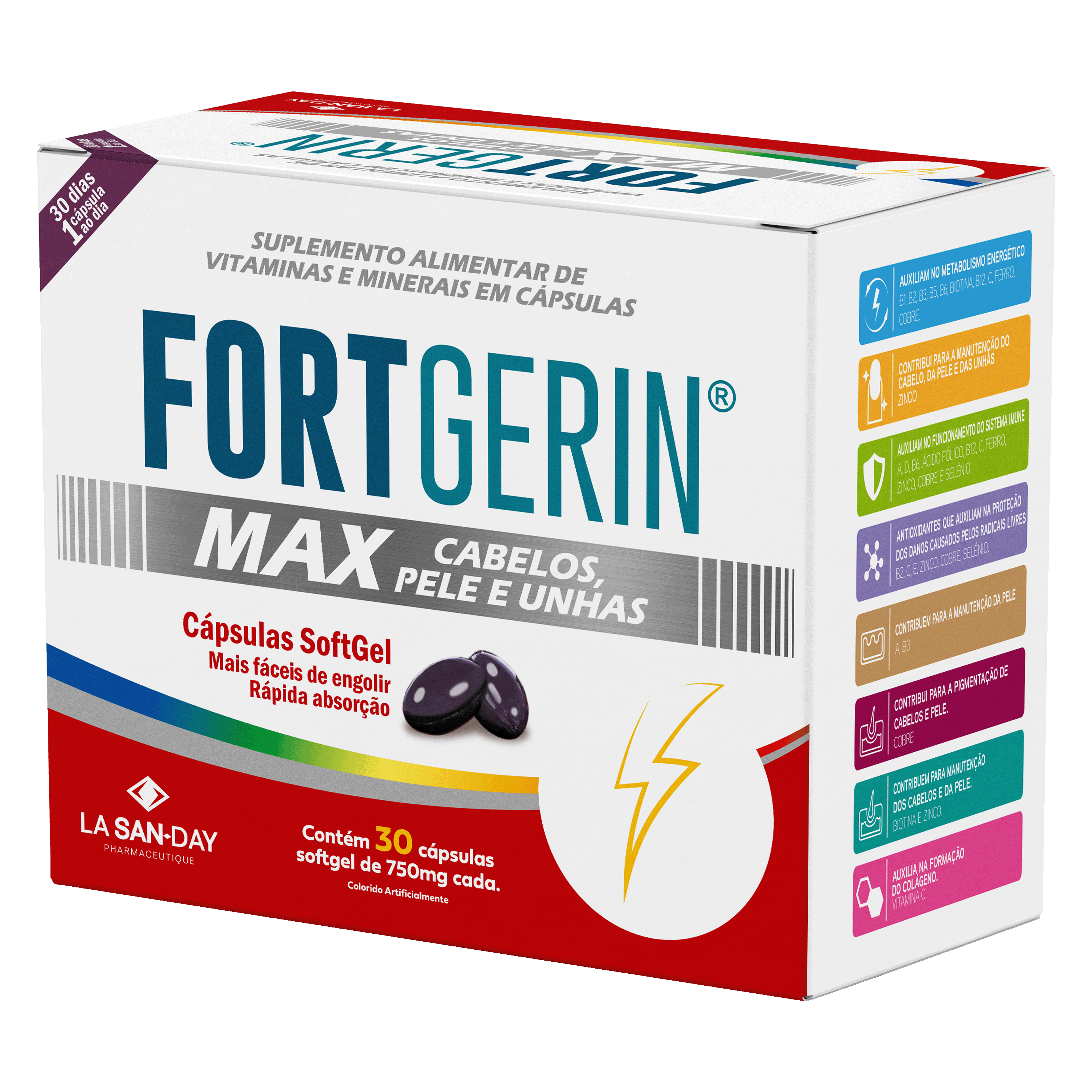 Fortgerin Max 30 Cápsulas