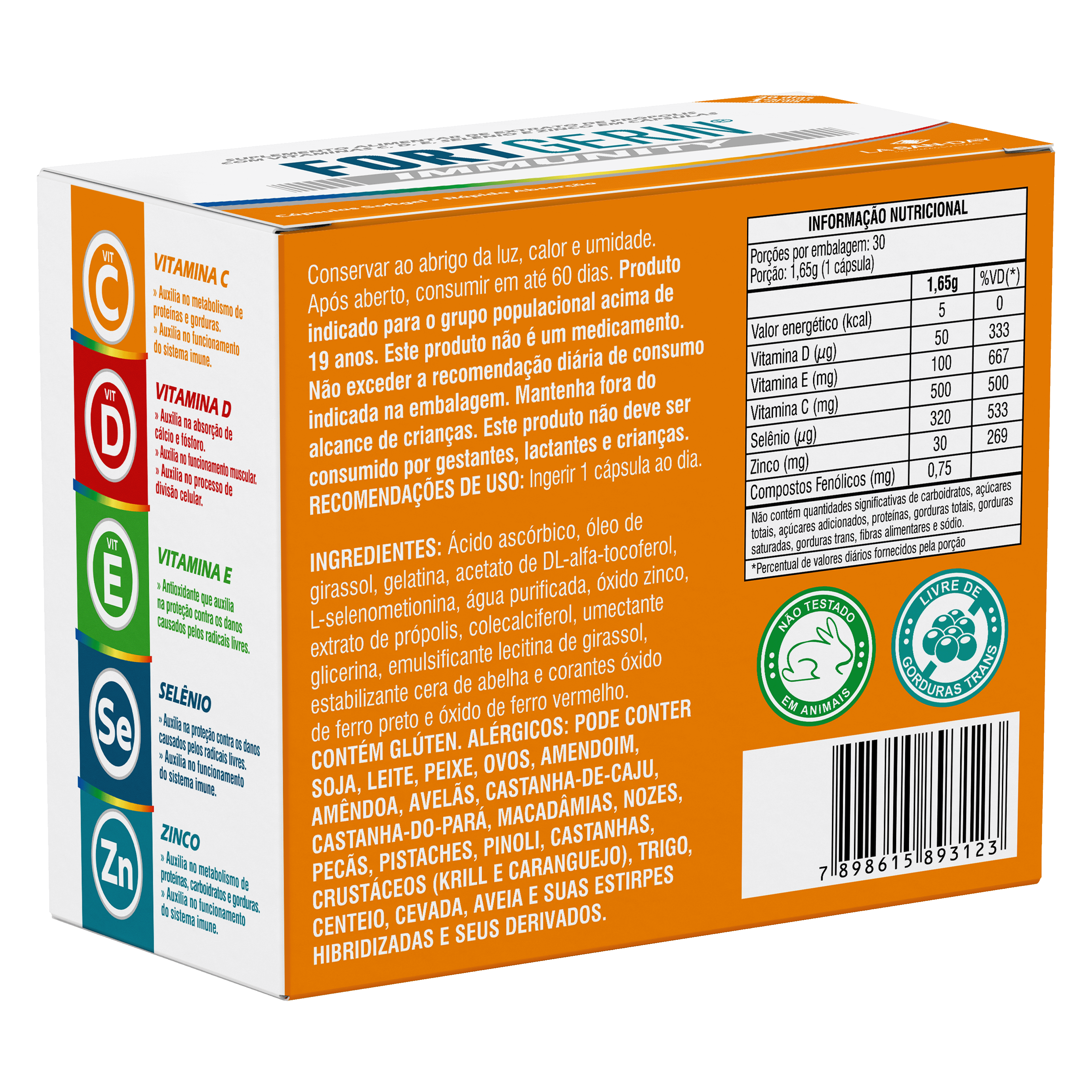 Fortgerin Immunity 30 Cápsulas