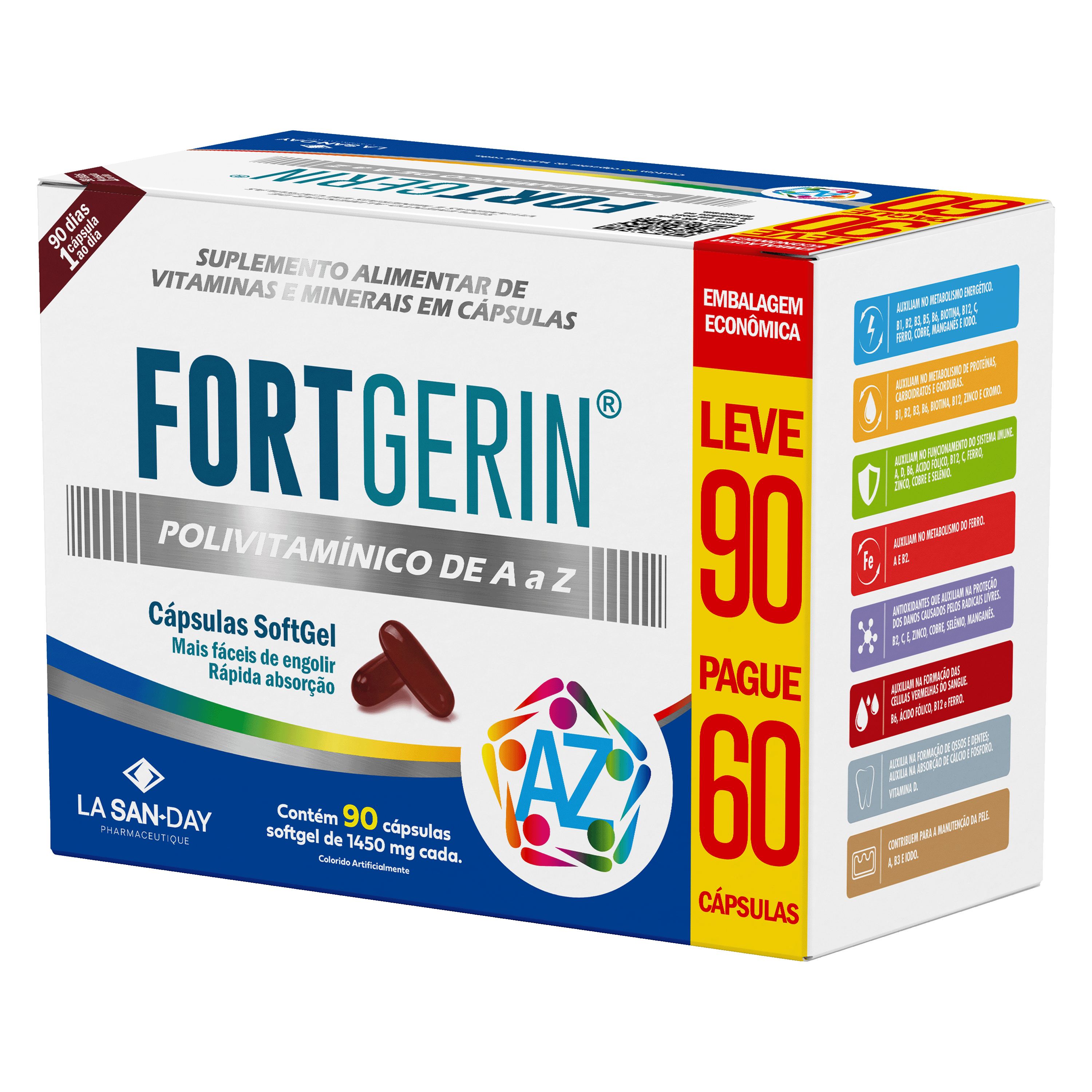Fortgerin AZ 90 Cápsulas