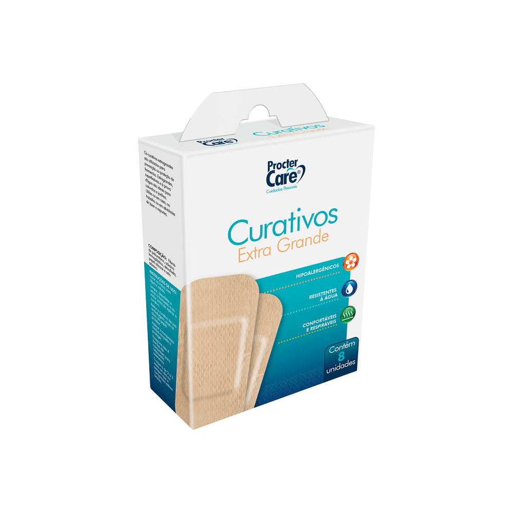 Curativos Bege Extra Grande Procter Care