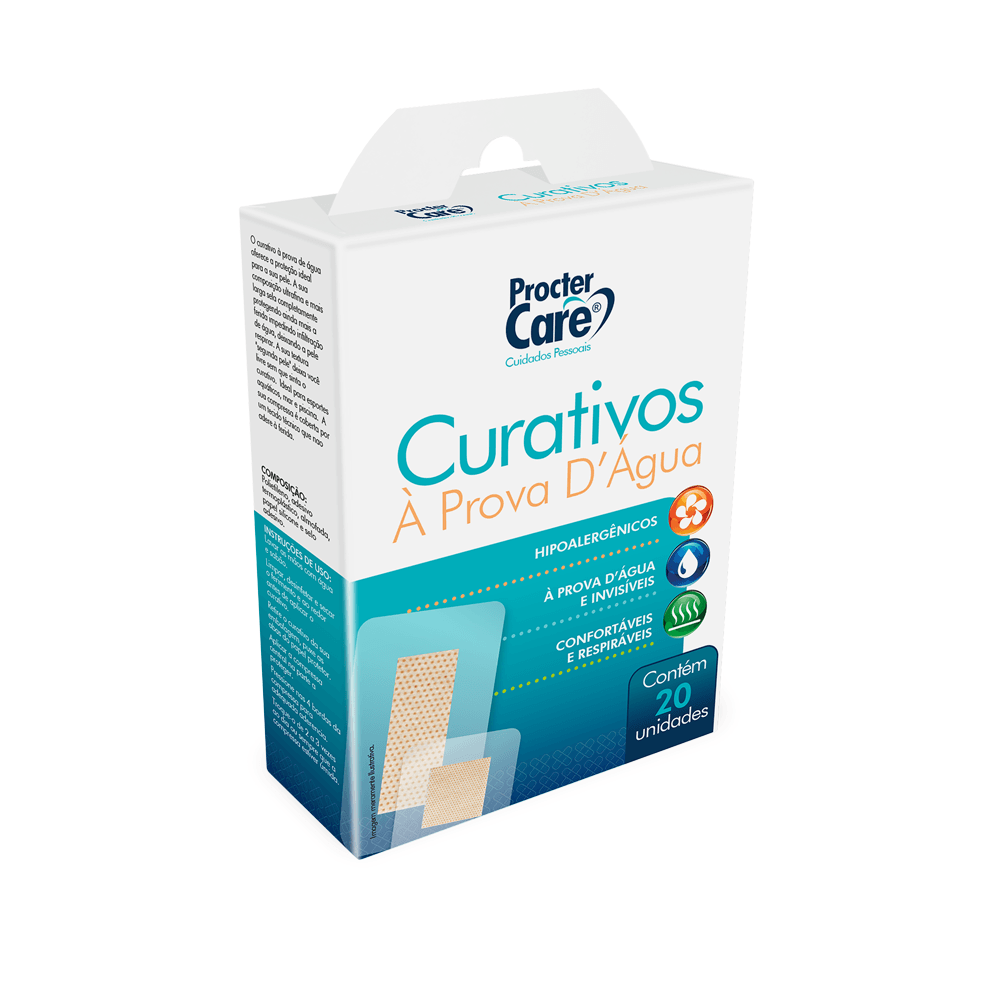Curativos Transparentes À Prova D'água Procter Care