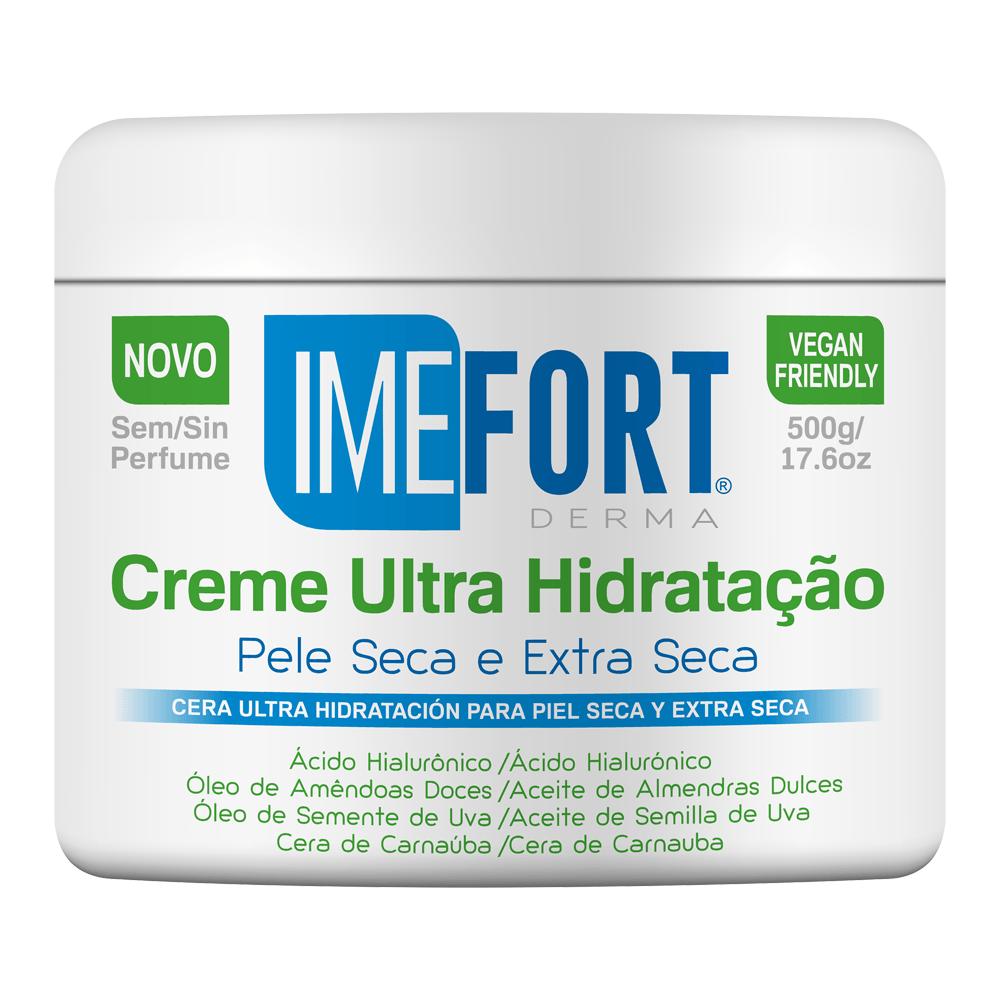 Creme Hidratante Imefort Com Ativos Naturais 500g