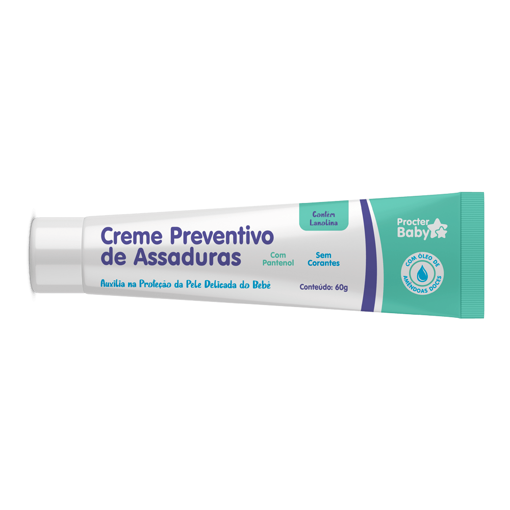 Creme Preventivo de Assaduras ProcterBaby com Lanolina 60g