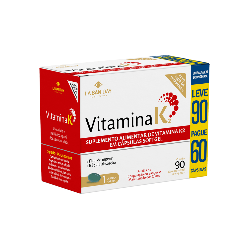 Vitamina K2 90 Cápsulas