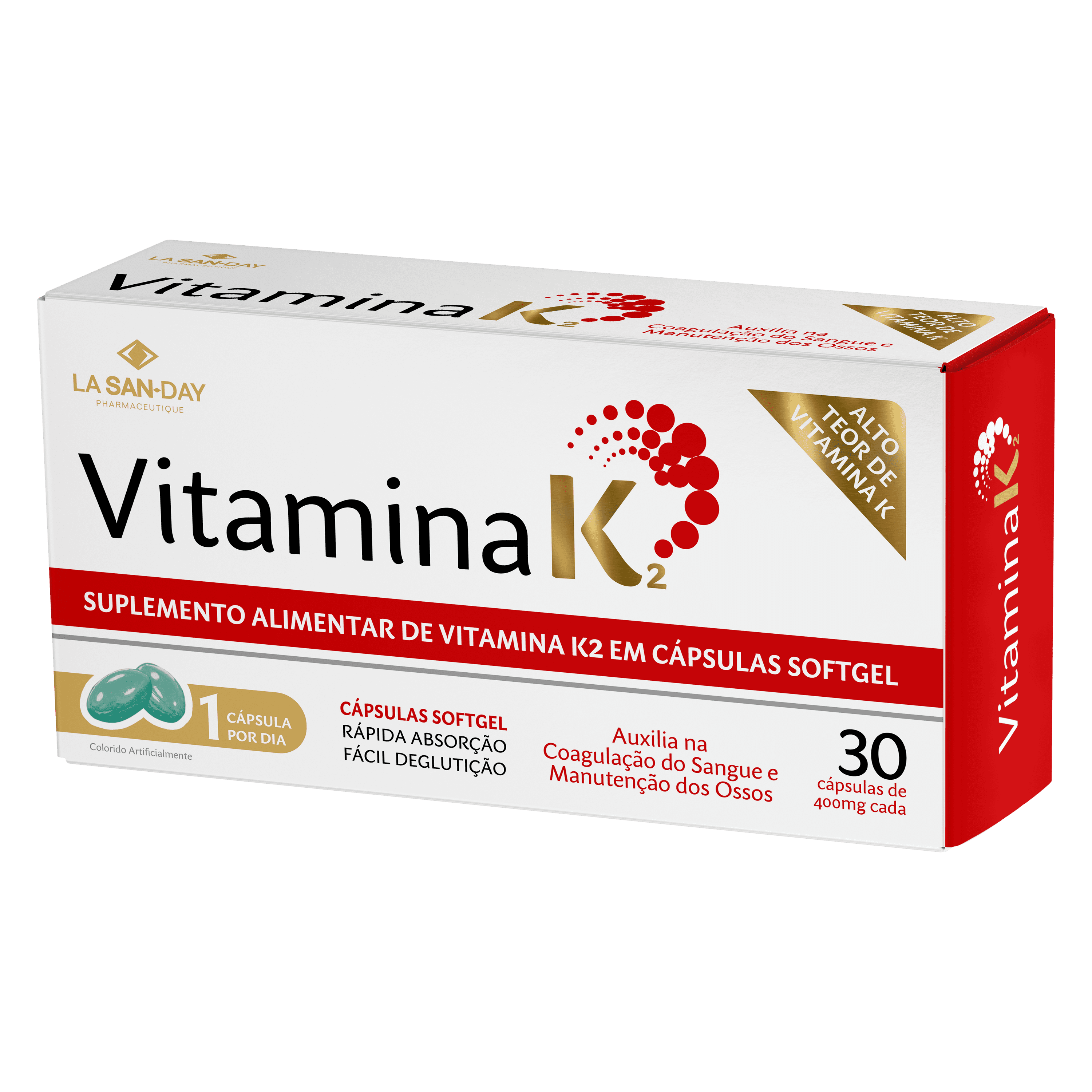 Vitamina K2 30 Cápsulas