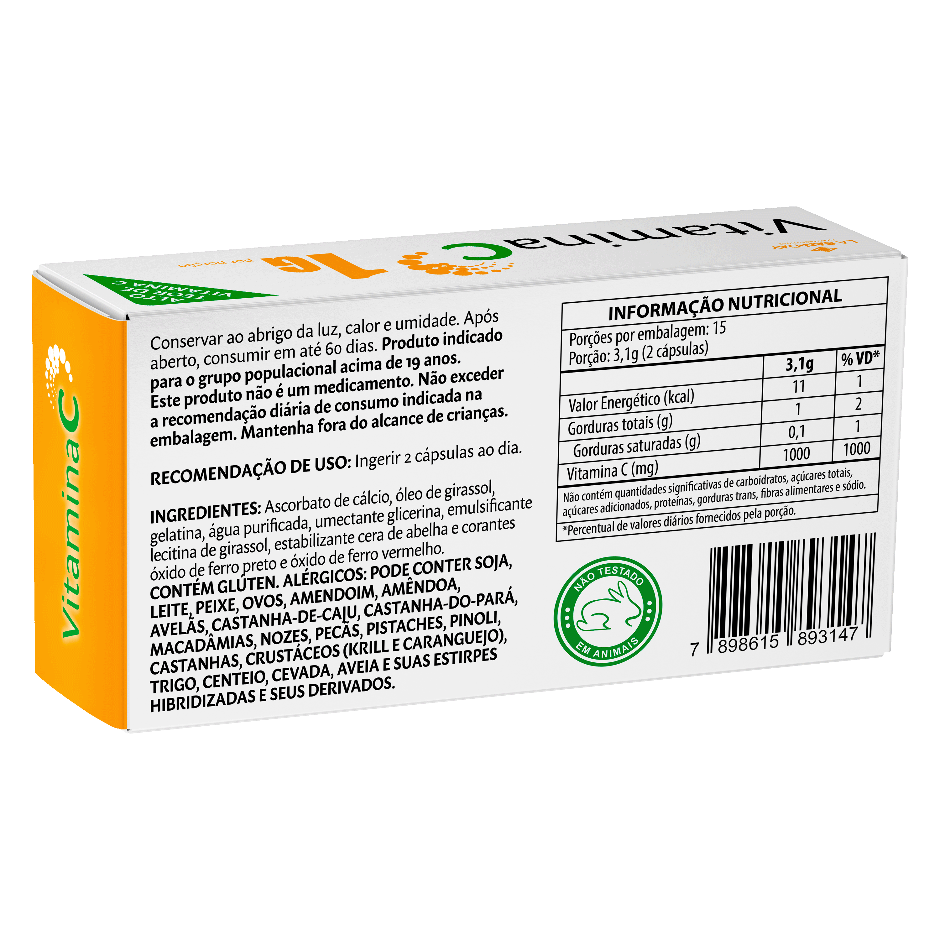 Vitamina C em Cápsulas 30 Softgels