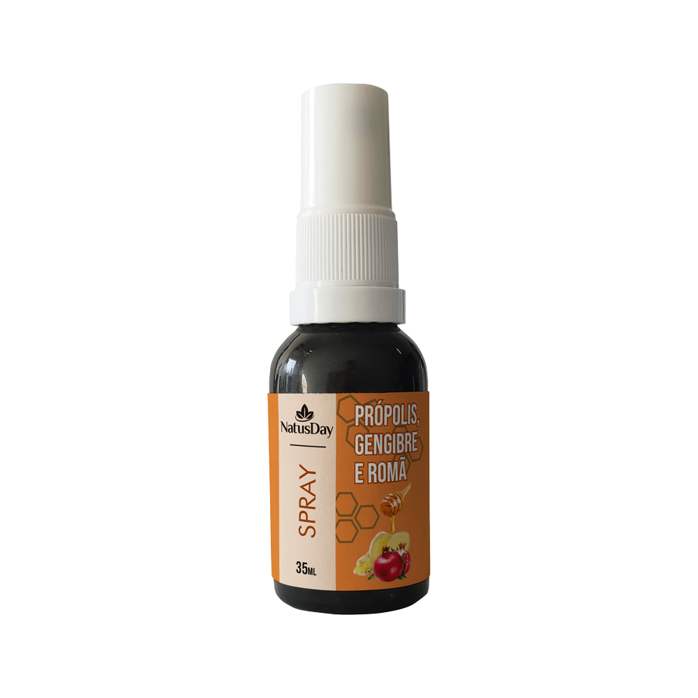 Spray Extrato De Própolis, Gengibre E Romã Natusday 35ml