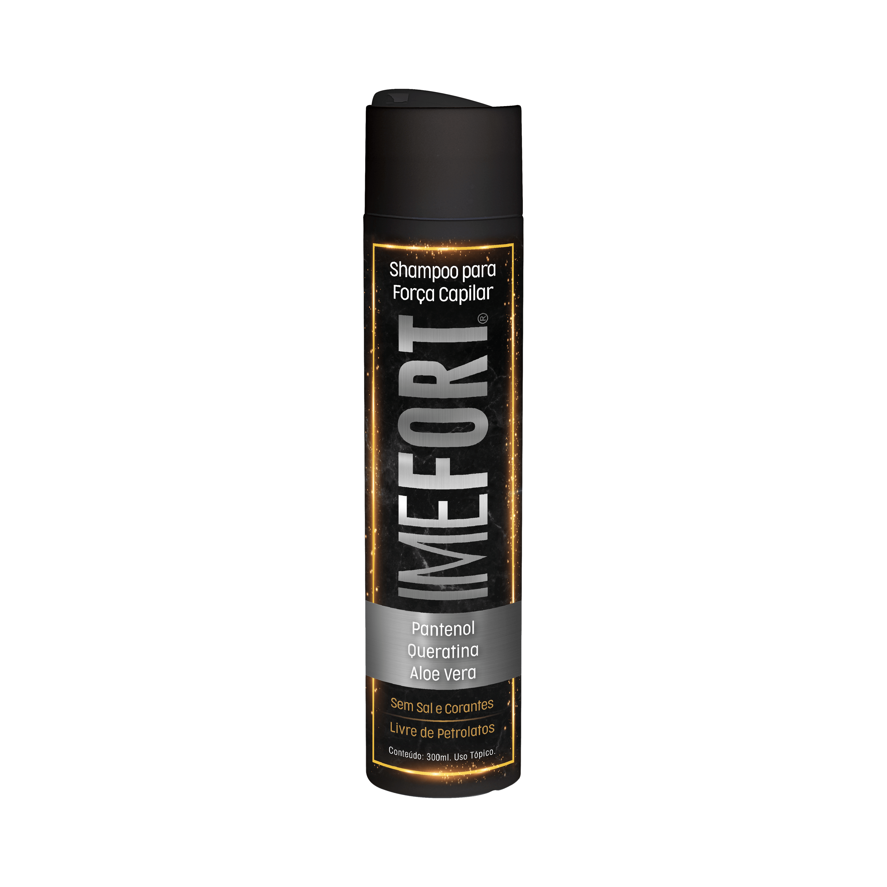 Shampoo Fortalecedor com Pantenol, Aloe Vera e Extratos Naturais 300ml