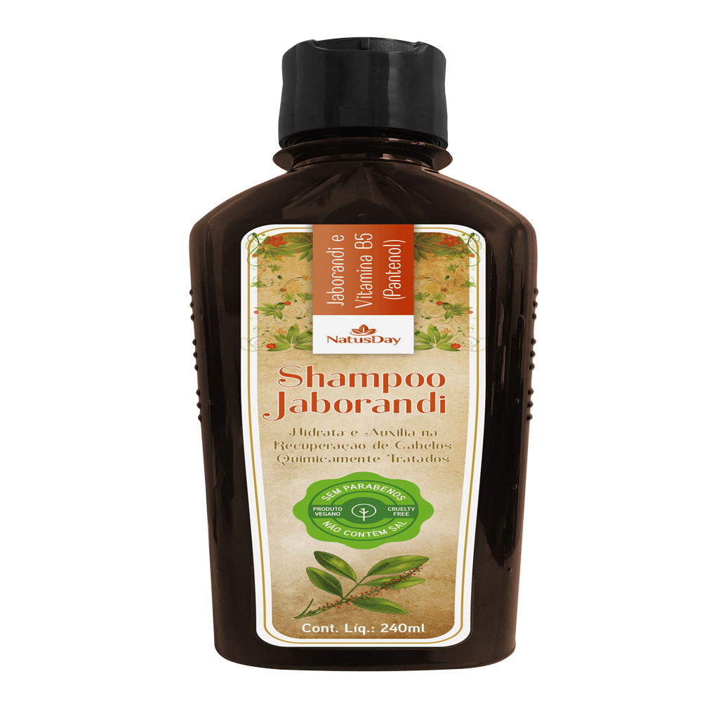 Shampoo Natusday De Jaborandi Com Vitamina B5 240ml