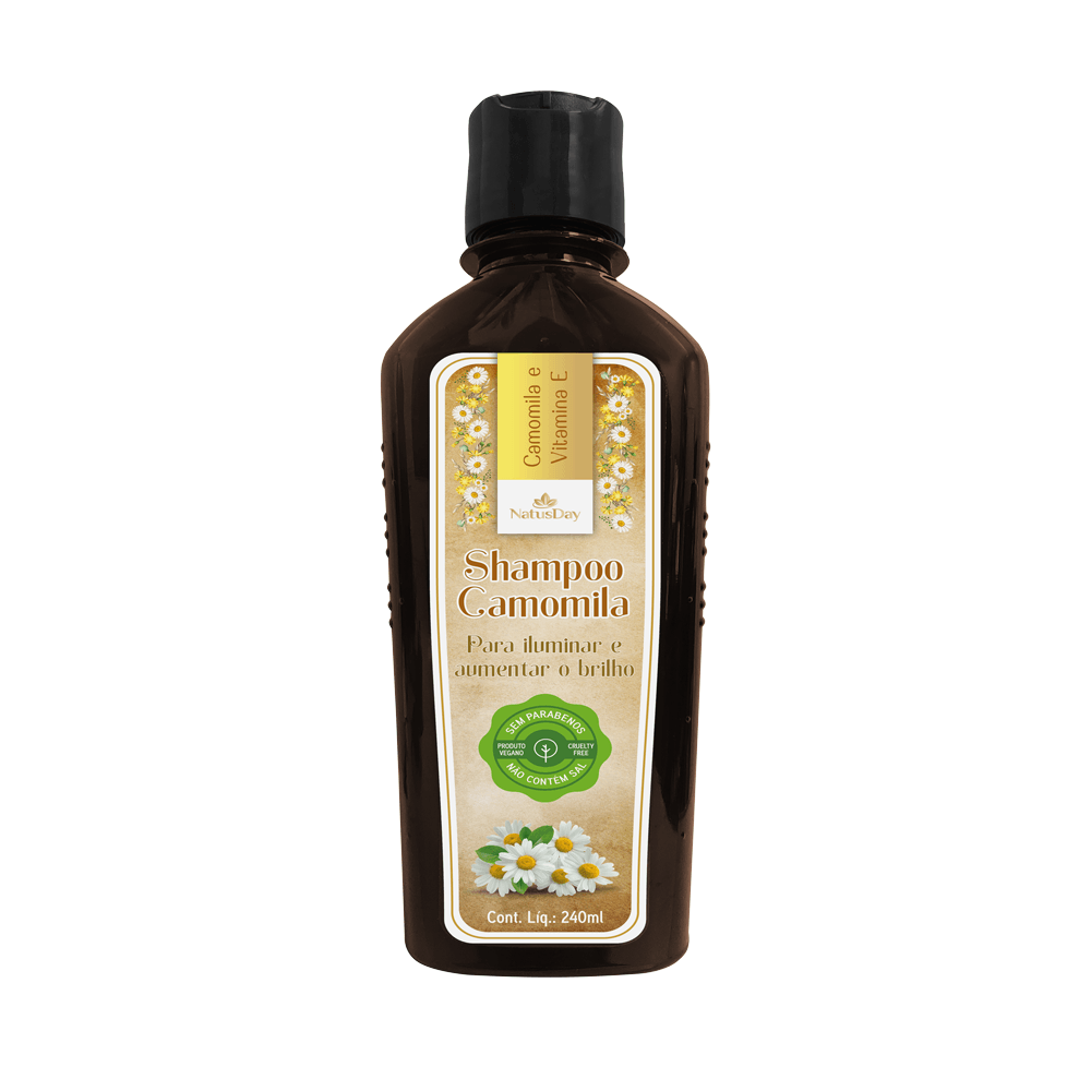 Shampoo Natusday de Camomila com Vitamina E 240ml