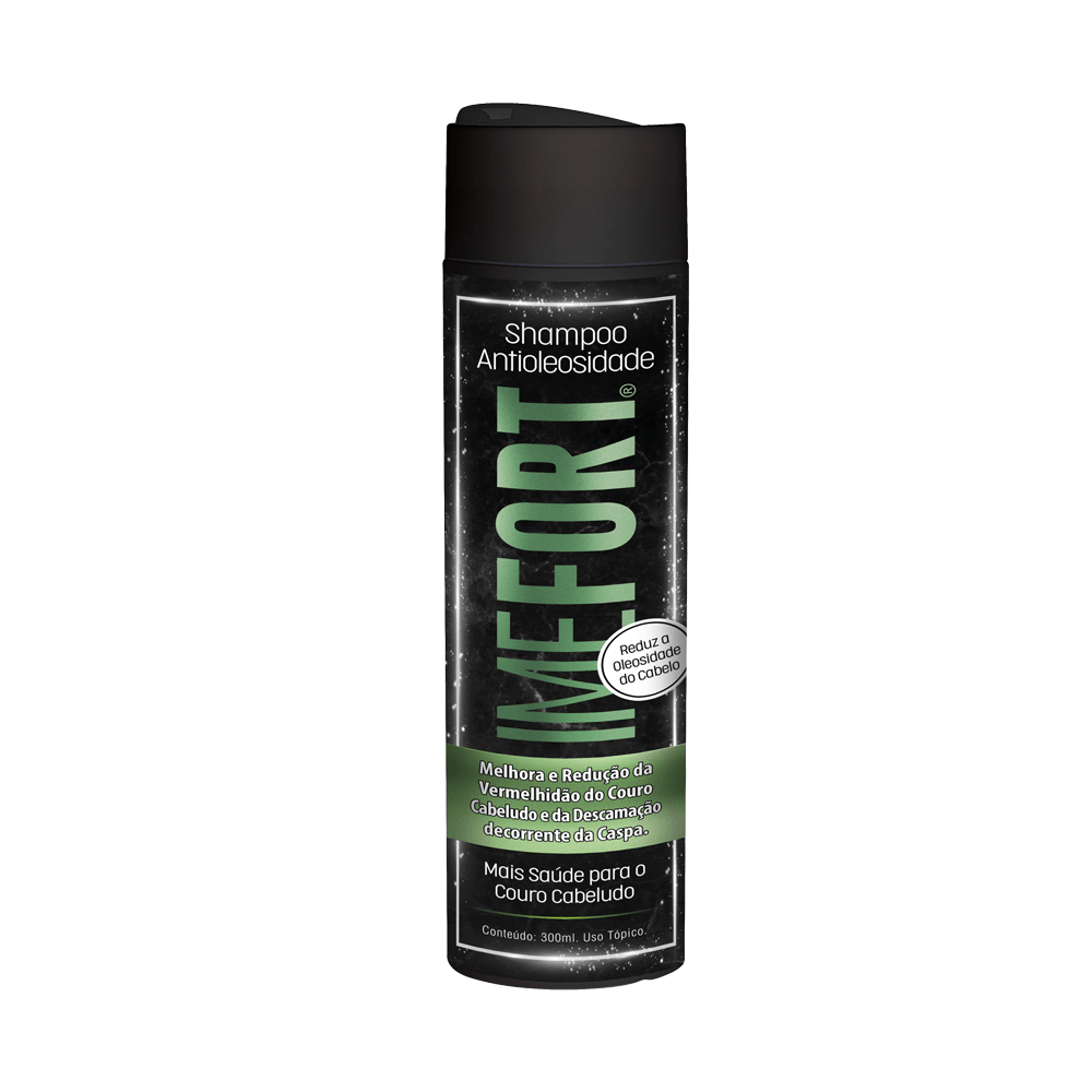 Shampoo Antioleosidade com Aloe Vera, Jaborandi e Cristais de Menta 300ml