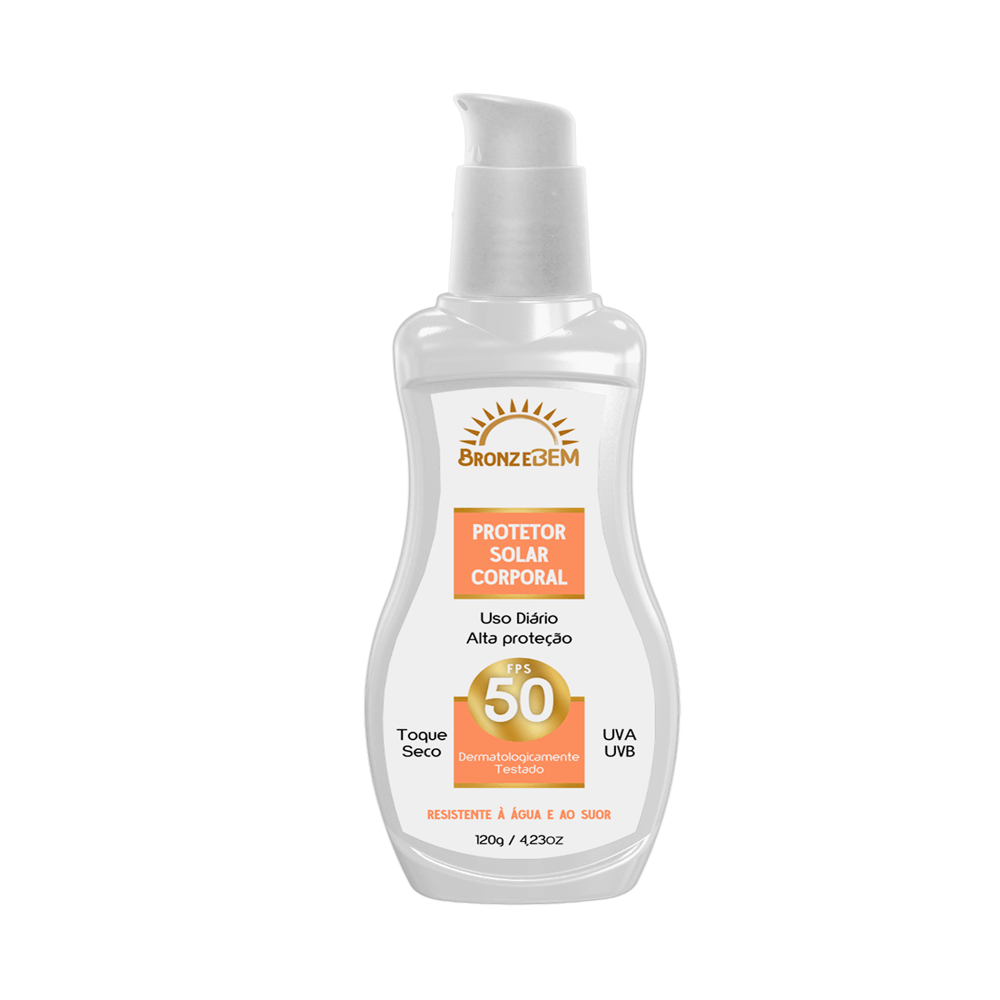 Protetor Solar Corporal Fps 50 Proteção Uva E Uvb 120ml